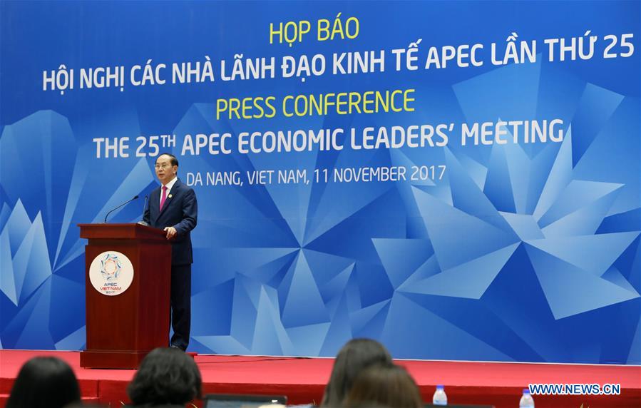 VIETNAM-DA NANG-APEC 2017-PRESS CONFERENCE