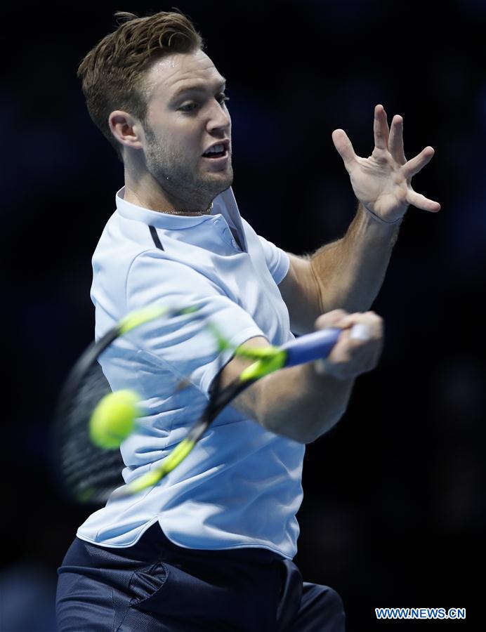 (SP)BRITAIN-LONDON-TENNIS-ATP FINALS-MS-FEDERER VS SOCK