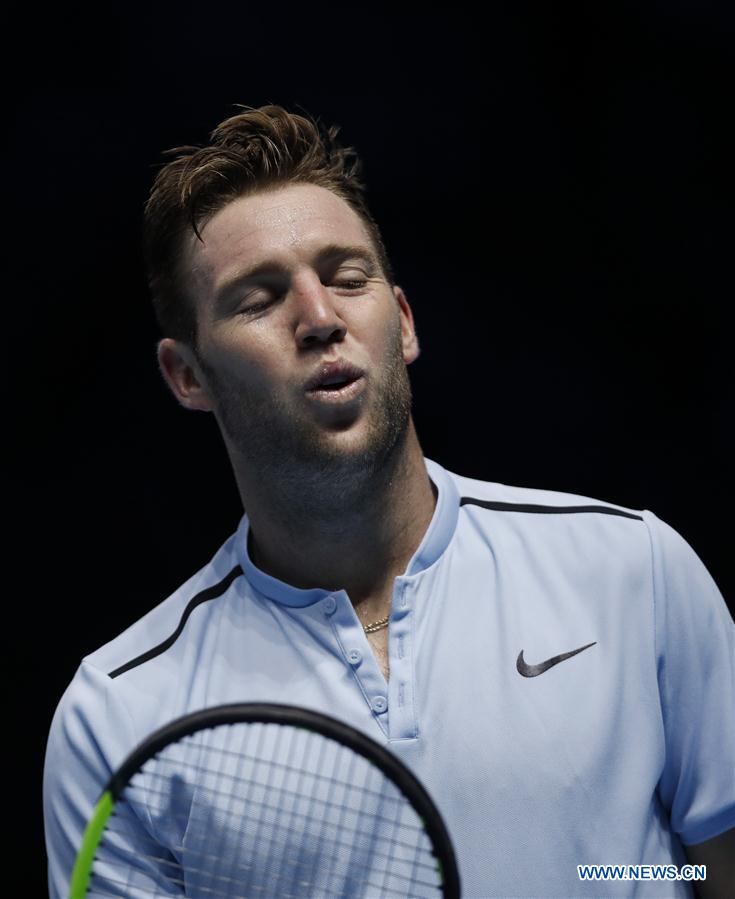 (SP)BRITAIN-LONDON-TENNIS-ATP FINALS-FEDERER VS SOCK