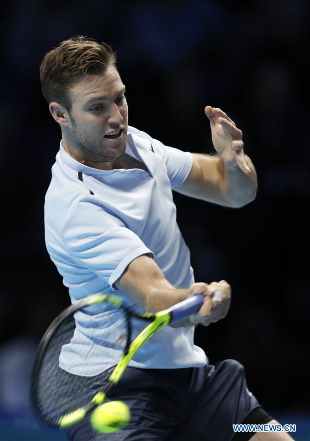 (SP)BRITAIN-LONDON-TENNIS-ATP FINALS-FEDERER VS SOCK