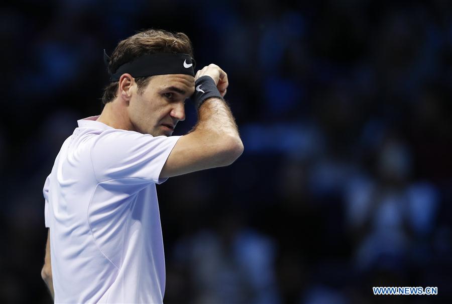 (SP)BRITAIN-LONDON-TENNIS-ATP FINALS-FEDERER VS SOCK