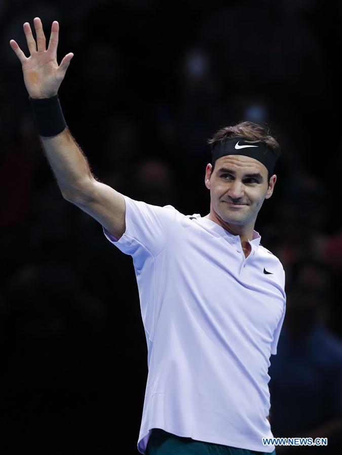 (SP)BRITAIN-LONDON-TENNIS-ATP FINALS-FEDERER VS SOCK
