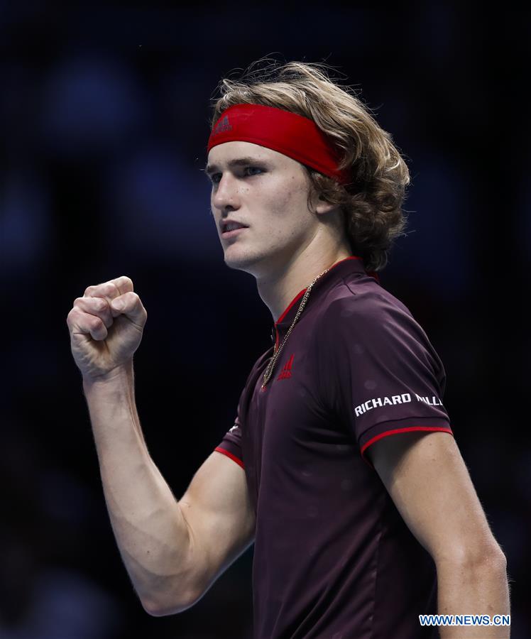 (SP)BRITAIN-LONDON-TENNIS-ATP FINALS-CILIC VS ZVEREV