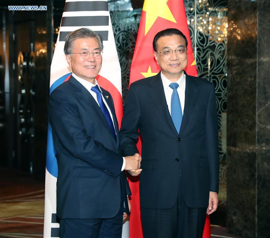 PHILIPPINES-CHINA-LI KEQIANG-SOUTH KOREA-MOON JAE-IN-MEET