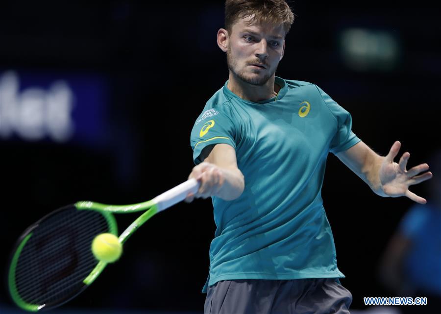 (SP)BRITAIN-LONDON-TENNIS-ATP FINALS-NADAL VS GOFFIN