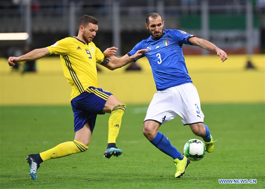 (SP)ITALY-MILAN-FOOTBALL-FIFA WORLD CUP QUALIFIER-ITALY VS SWEDEN
