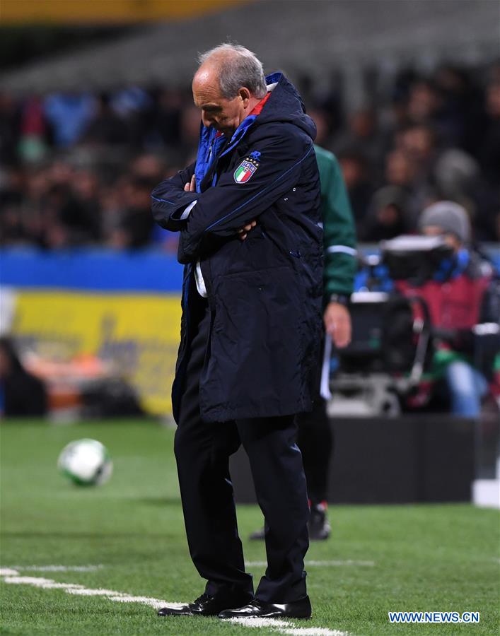 (SP)ITALY-MILAN-FOOTBALL-FIFA WORLD CUP QUALIFIER-ITALY VS SWEDEN