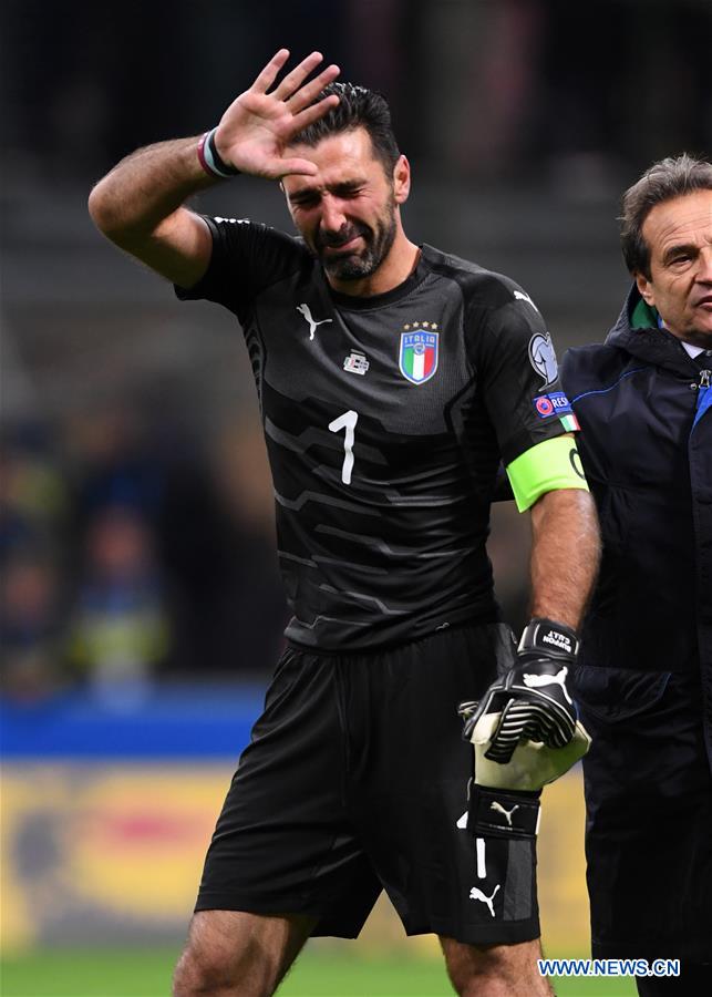 (SP)ITALY-MILAN-FOOTBALL-FIFA WORLD CUP QUALIFIER-ITALY VS SWEDEN