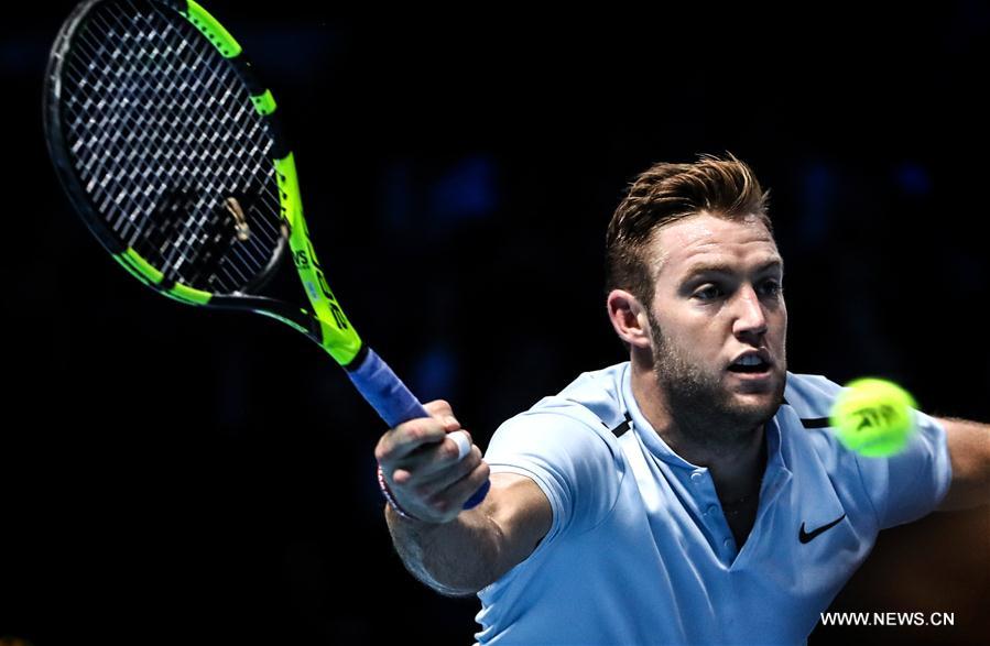 (SP)BRITAIN-LONDON-TENNIS-ATP FINALS-SOCK VS CILIC