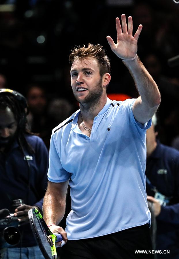 (SP)BRITAIN-LONDON-TENNIS-ATP FINALS-SOCK VS CILIC