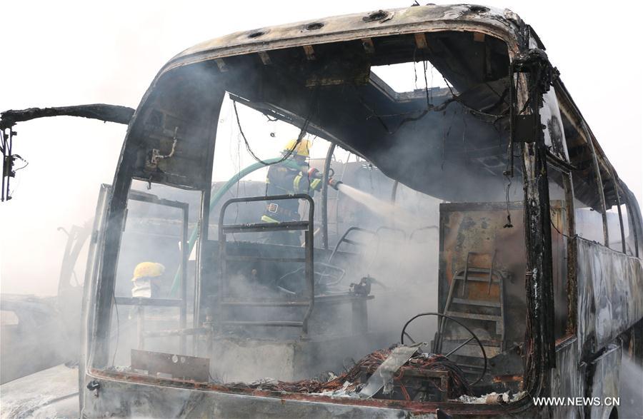 CHINA-ANHUI-ROAD ACCIDENT-DEATH TOLL (CN)