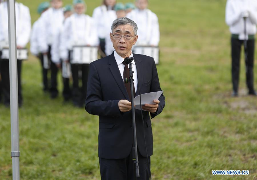 BELGIUM-POPERINGE-WWI-CHINESE PEOPLE-STATUE-INAUGURATION