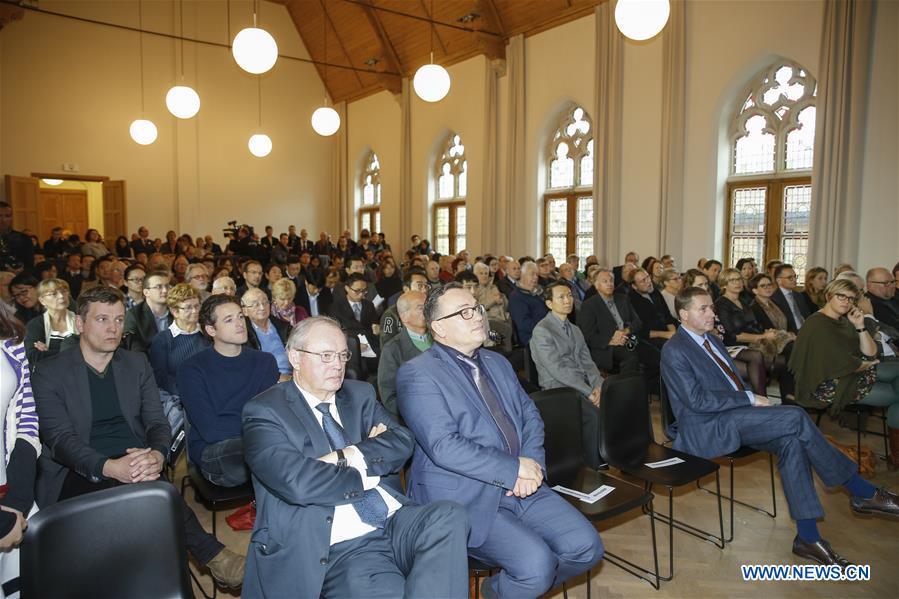 BELGIUM-POPERINGE-WWI-CHINESE PEOPLE-STATUE-INAUGURATION