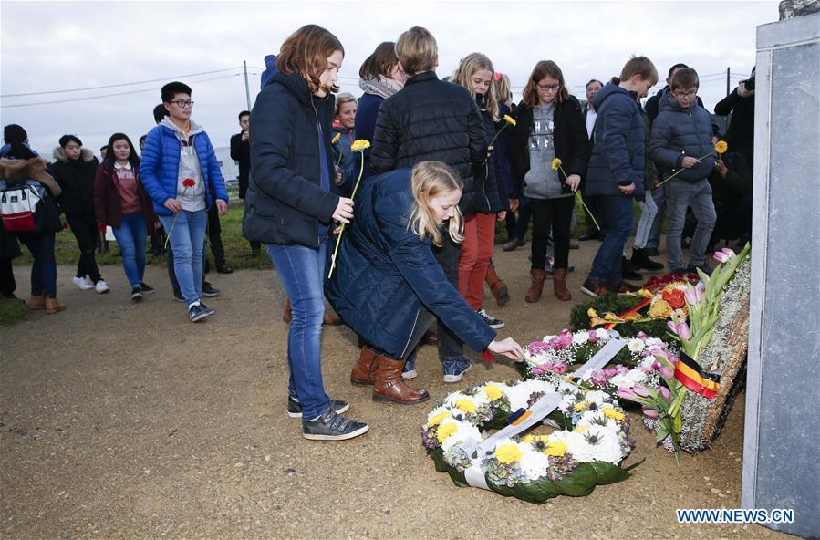 BELGIUM-POPERINGE-WWI-CHINESE PEOPLE-STATUE-INAUGURATION