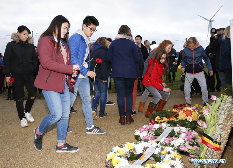 BELGIUM-POPERINGE-WWI-CHINESE PEOPLE-STATUE-INAUGURATION