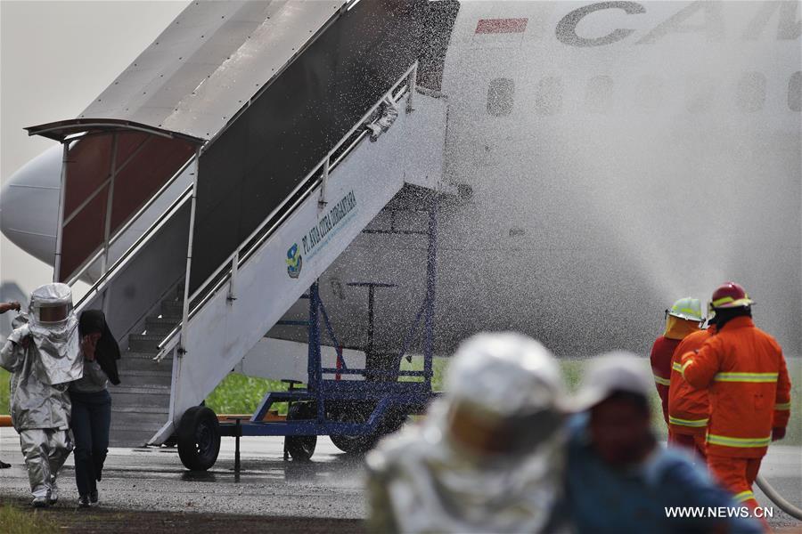 INDONESIA-BANDUNG-EMERGENCY RESPONSE DRILL