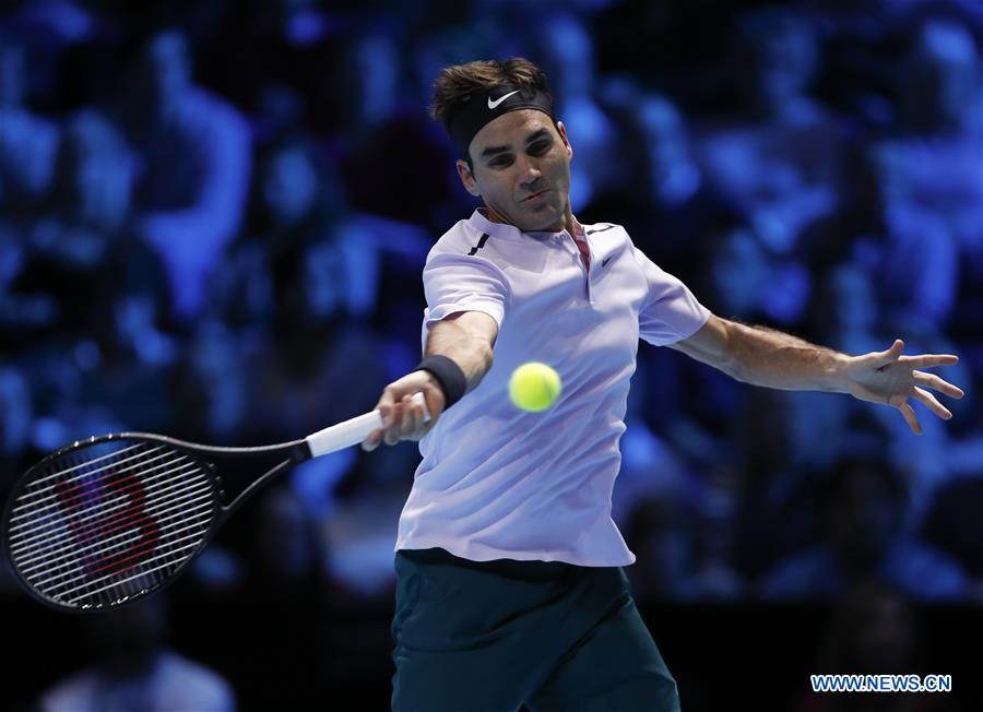 (SP)BRITAIN-LONDON-TENNIS-ATP FINALS-FEDERER VS CILIC