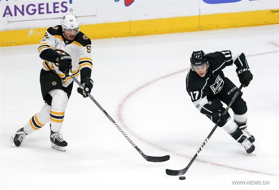 (SP)U.S.-LOS ANGELES-NHL-KINGS-BRUINS