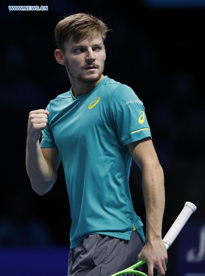 (SP)BRITAIN-LONDON-TENNIS-ATP FINALS-FINAL-DIMITROV VS GOFFIN