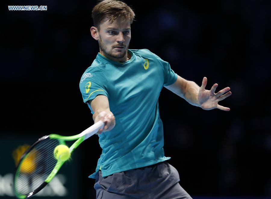 (SP)BRITAIN-LONDON-TENNIS-ATP FINALS-FINAL-DIMITROV VS GOFFIN