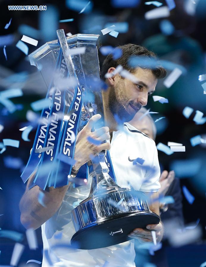 (SP)BRITAIN-LONDON-TENNIS-ATP FINALS-FINAL-DIMITROV VS GOFFIN