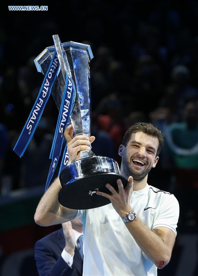 (SP)BRITAIN-LONDON-TENNIS-ATP FINALS-FINAL-DIMITROV VS GOFFIN