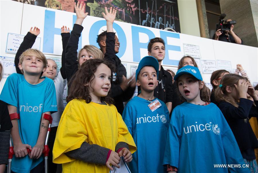 SWITZERLAND-GENEVA-UN-WORLD CHILDREN'S DAY