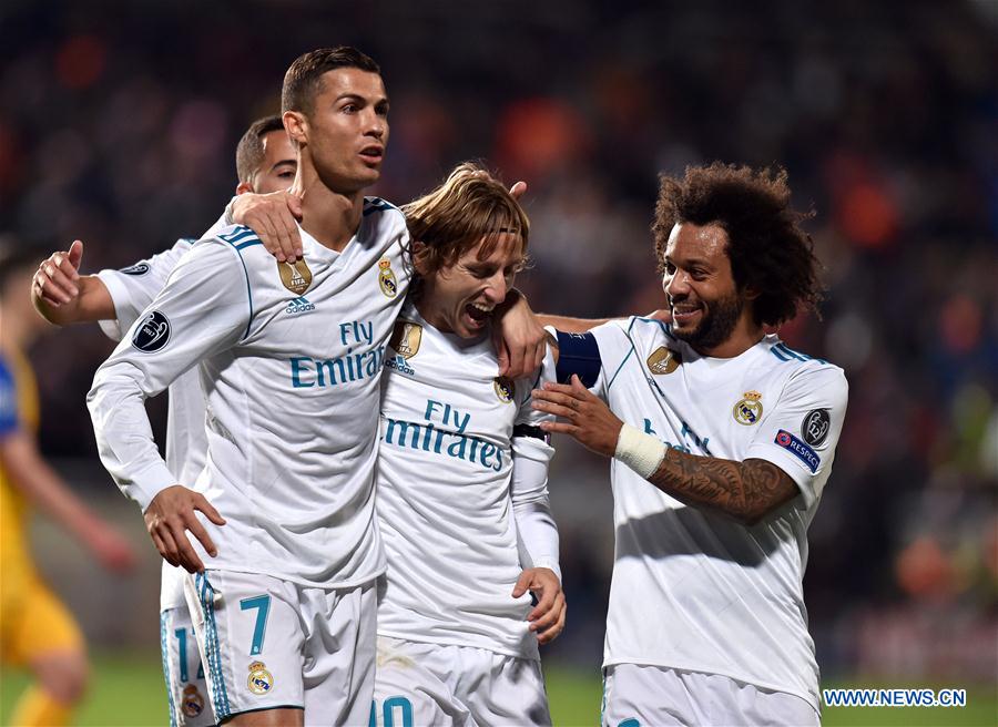 (SP)CYPRIS-NICOSIA-SOCCER-UEFA CHAMPIONS LEAGUE-REAL MADRID VS APOEL