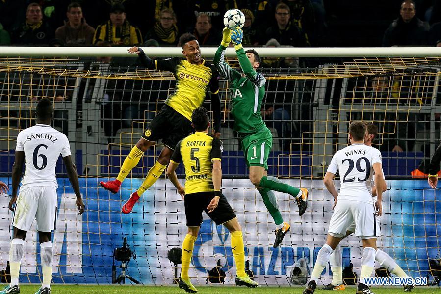 (SP)GERMANY-DORTMUND-SOCCER-UEFA CHAMPIONS LEAGUE-DORTMUND VS TOTTENHAM HOTSPUR
