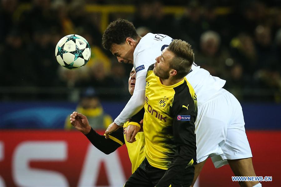 (SP)GERMANY-DORTMUND-SOCCER-UEFA CHAMPIONS LEAGUE-DORTMUND VS TOTTENHAM HOTSPUR