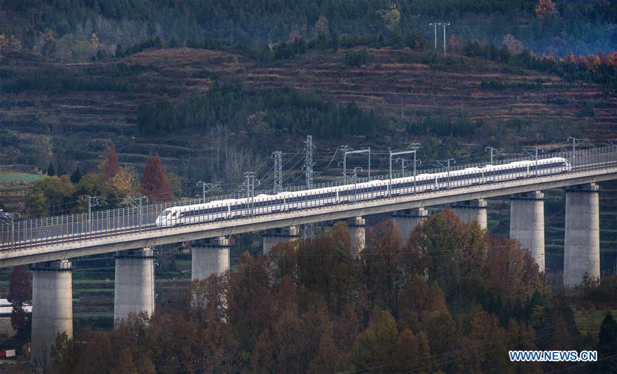 CHINA-XI'AN-CHENGDU-RAILWAY-TEST RUN (CN)