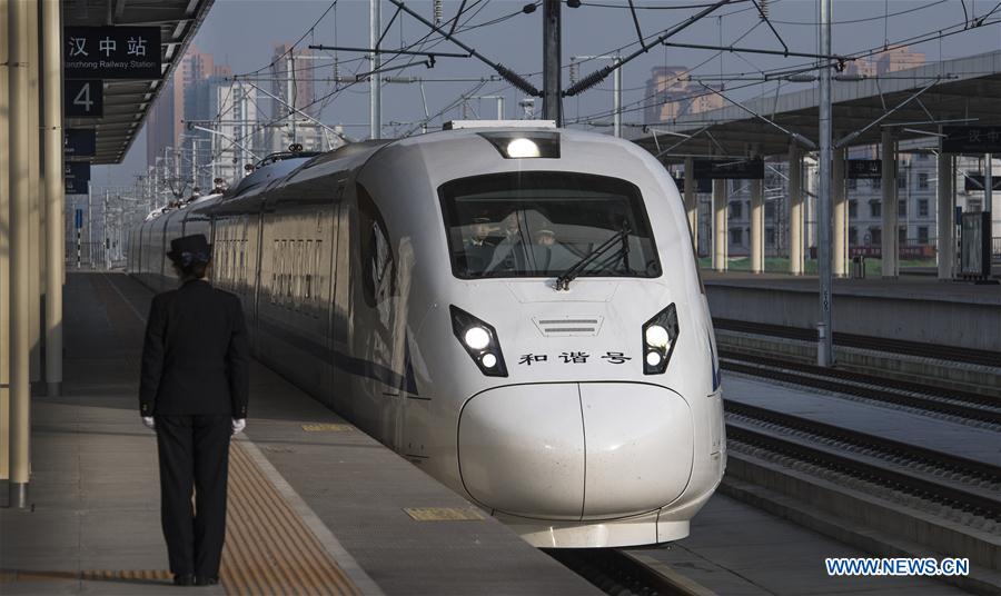 CHINA-XI'AN-CHENGDU-RAILWAY-TEST RUN (CN)
