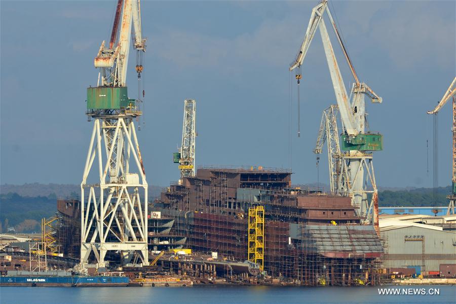 CROATIA-PULA-SHIP BUILDING-SCENIC ECLIPSE