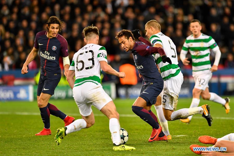 (SP)FRANCE-PARIS-CHAMPIONS LEAGUE-PARIS SAINT-GERMAIN VS CELTIC FC