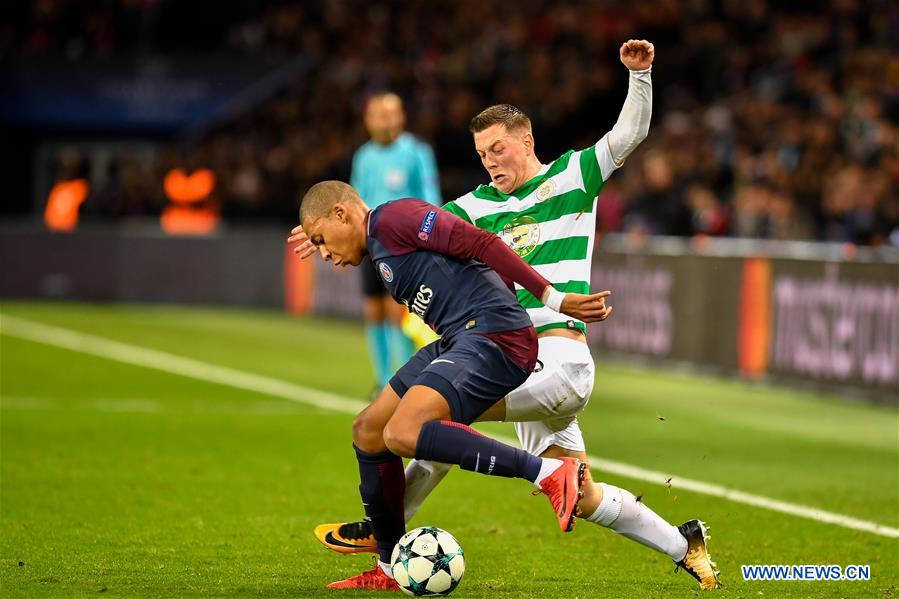 (SP)FRANCE-PARIS-CHAMPIONS LEAGUE-PARIS SAINT-GERMAIN VS CELTIC FC