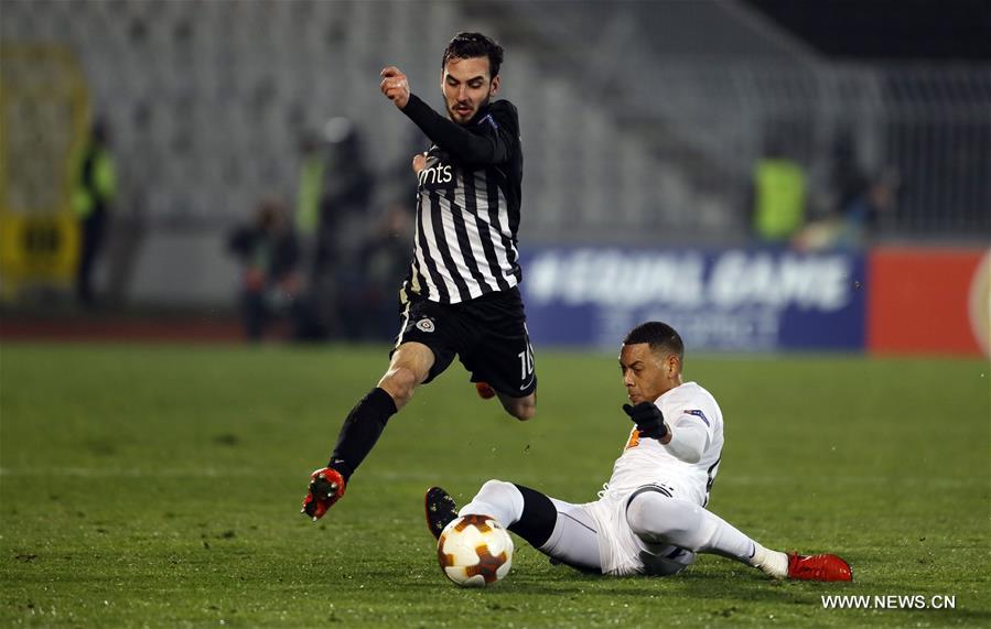 (SP)SERBIA-BELGRADE-SOCCER-EUROPA LEAGUE-PARTIZAN VS YOUNG BOYS