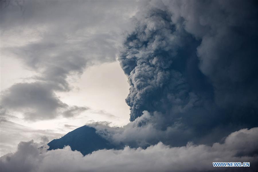 INDONESIA-BALI-MOUNT AGUNG-ERUPTION
