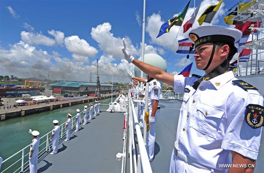 TANZANIA-DAR ES SALAAM-CHINESE NAVY-PEACE ARK-DEPARTURE