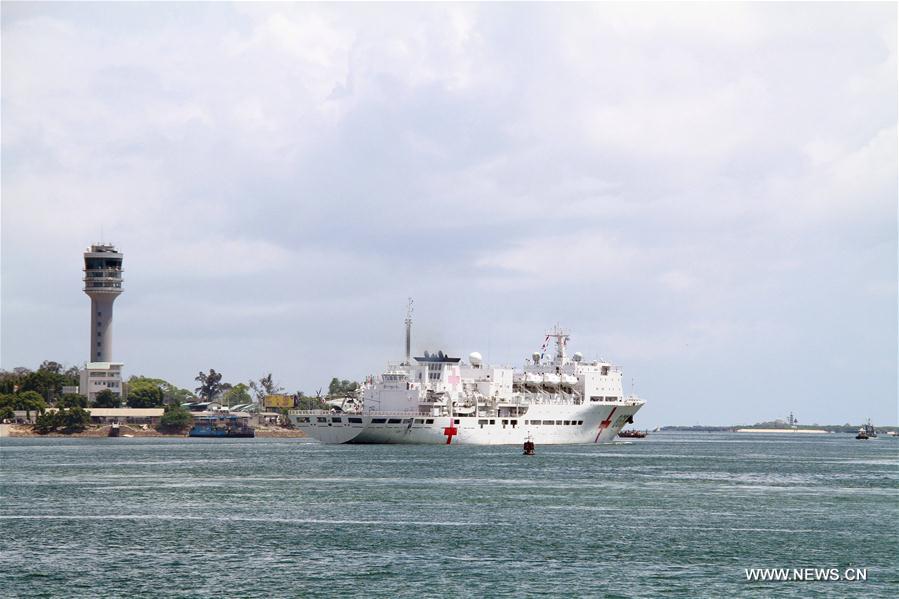 TANZANIA-DAR ES SALAAM-CHINESE NAVY-PEACE ARK-DEPARTURE