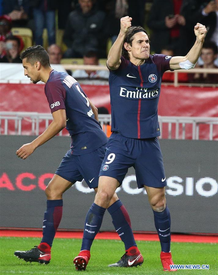 (SP)MONACO-FONTVIEILLE-FOOTBALL-LIGUE 1-MONACO VS PARIS SAINT-GERMAIN