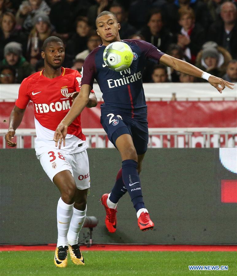 (SP)MONACO-FONTVIEILLE-FOOTBALL-LIGUE 1-MONACO VS PARIS SAINT-GERMAIN