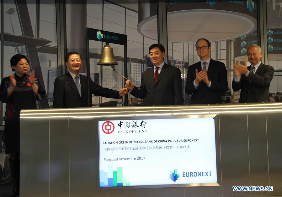 FRANCE-PARIS-RMB-DENOMINATED CLIMATE BOND-ISSUE