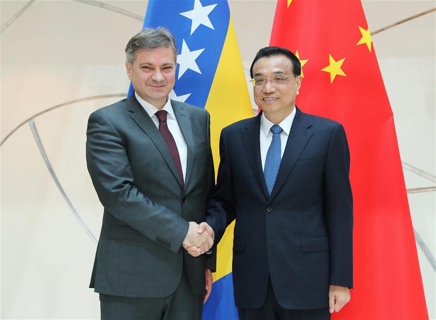 HUNGARY-CHINA-BOSNIA AND HERZEGOVINA-LI KEQIANG-DENIS ZVIZDIC-MEETING