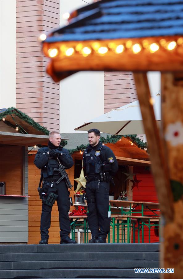 GERMANY-FRANKFORT-CHRISTMAS MARKET-SECURITY