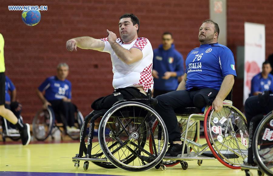 (SP)CROATIA-ZAGREB-WHEELCHAIR HANDBALL-CRO VS ITA