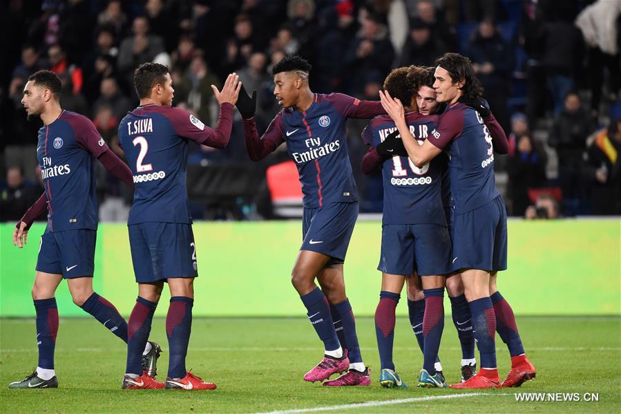 (SP)FRANCE-PARIS-FOOTBALL-LIGUE 1-PARIS SAINT-GERMAIN VS TROYES