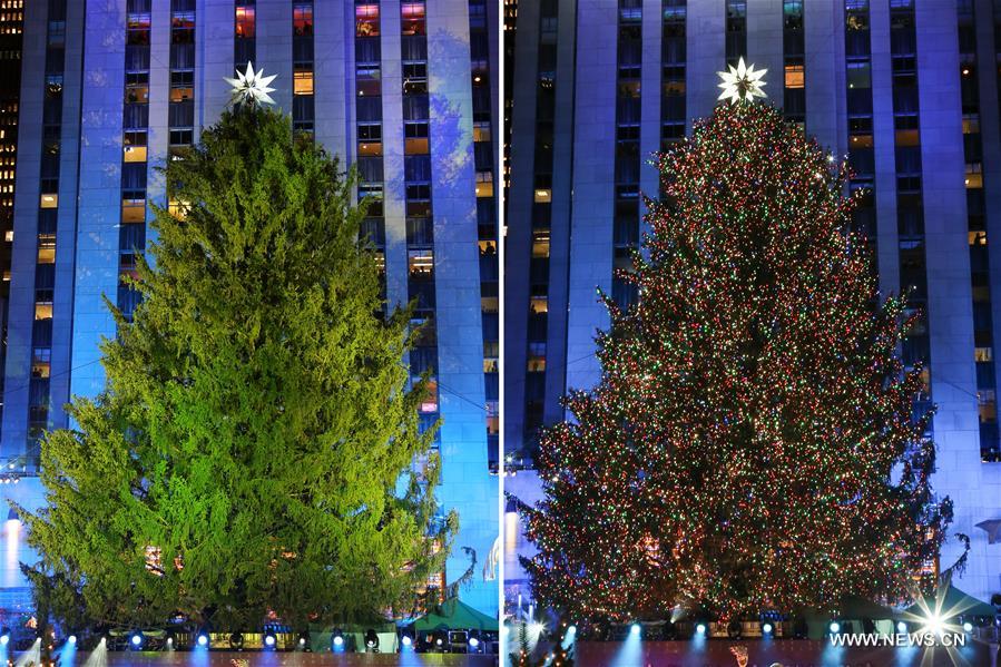 U.S.-NEW YORK-ROCKEFELLER-CHRISTMAS TREE