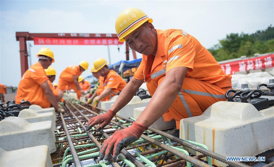 CHINA-XI'AN-CHENGDU-HIGH SPEED RAILWAY-CONSTRUCTION (CN)