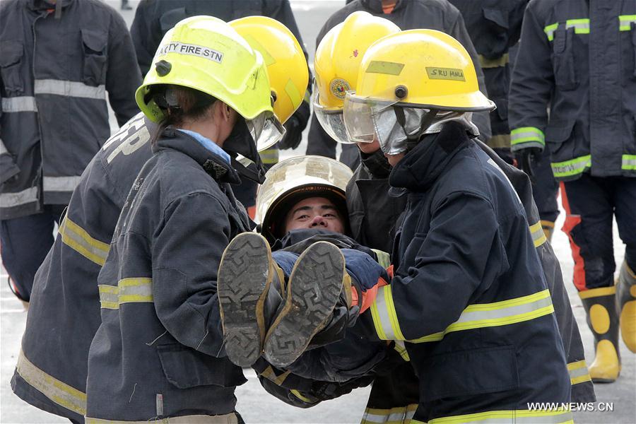 PHILIPPINES-MANILA-ANNUAL FIRE OLYMPICS