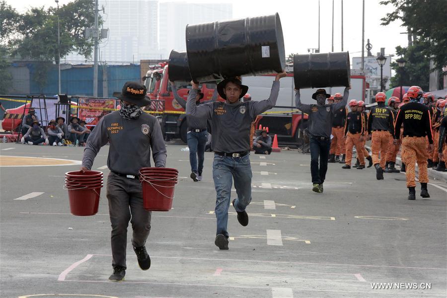 PHILIPPINES-MANILA-ANNUAL FIRE OLYMPICS